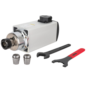 Zhong Hua Jiang Square ER32 6KW 380V 4 Rulmenți Aerul răcit CNC Motor cu fus pentru router CNC Mașină de gravură