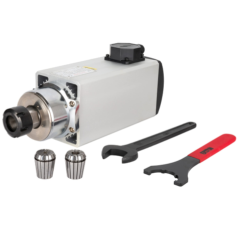 Zhong Hua Jiang Square ER32 6kw 380v 4 Rulmanlar Air Soyudulmuş CNC Router Oyma Maşın üçün CNC Spindle Motor
