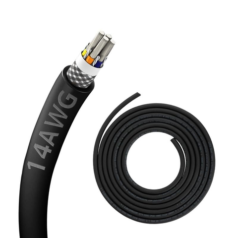 Zhong Hua Jiang 14awg 2.08mm² Закрита верига CNC Wire UL2464 16 габарит 4 ядрен кабел Електрически проводник за CNC Router Machine