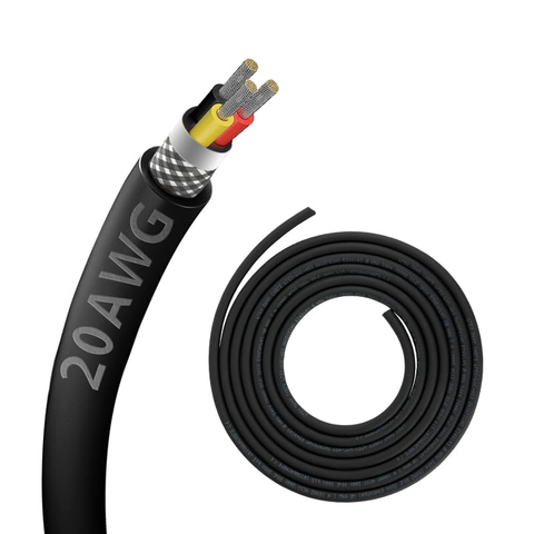 Zhong Hua Jiang 20awg 20/3 CNC Wire UL2464 20 Gauge 3 Core Cable Electrical Shield Chain Wire за CNC Router Machine