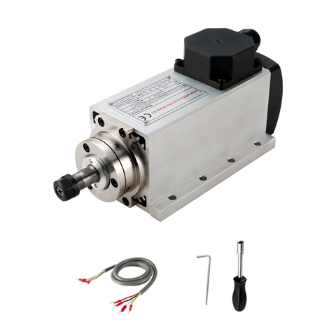 1.5 kow hava soyudulmuş mili kvadrat cnc moda motor er11 / er16