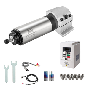 Zhong Hua Jiang ER16 1,5kw 80mm 110 V/220V/380 V Motore del mandrino CNC raffreddato ad aria con kit VFD per CNC Intergreving Machine