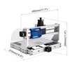 Mașină de router CNC pentru desktop 3018-Prover cu 300 x 180 x 45mm, mașină de sculptură din lemn