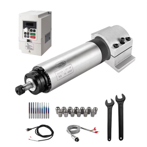 Zhong Hua Jiang ER11 1,5KW 65mm 110V/220V Luftkyld CNC -spindelmotor med VFD -kit för CNC Router Graveringsmaskin