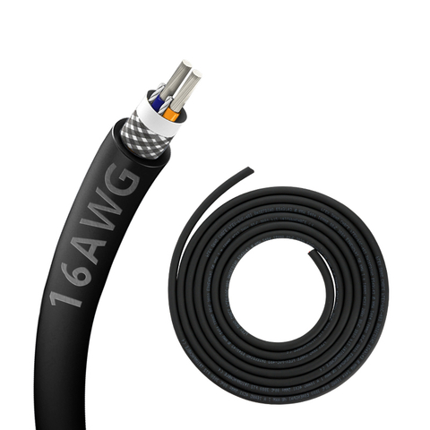 Zhong Hua Jiang 16awg 1,5mm² CNC Wire UL2464 16 габарит 2 ядрен кабел Електрически екраниран верижен проводник за CNC Router Machine