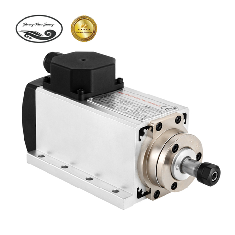 0.8 kow hava soyudulmuş mili kvadrat cnc motiv motor