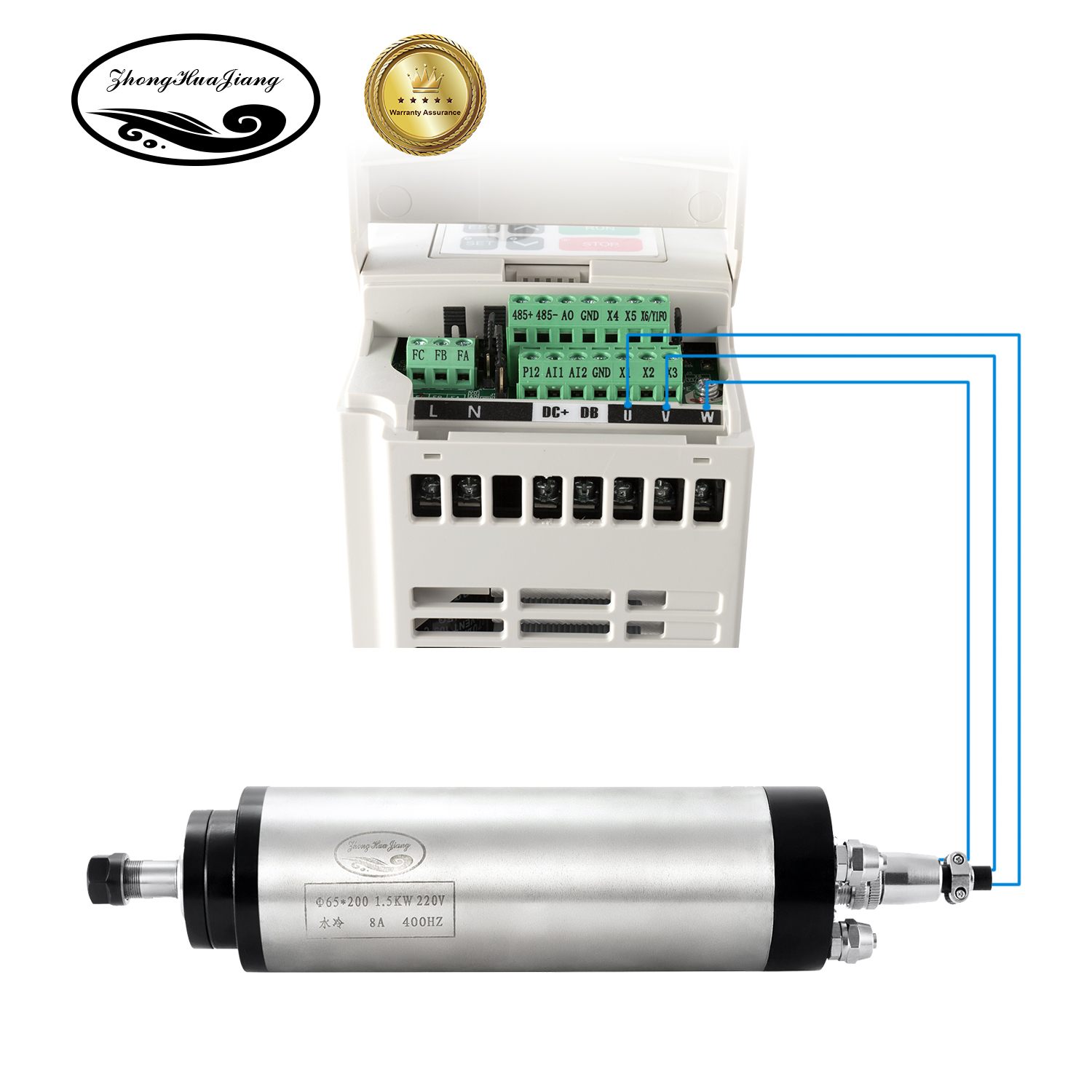 VFD 110V 1.5KW 2hp Variable Frequency Drive CNC VFD Motor Drive Inverter Converter for CNC Spindle Motor